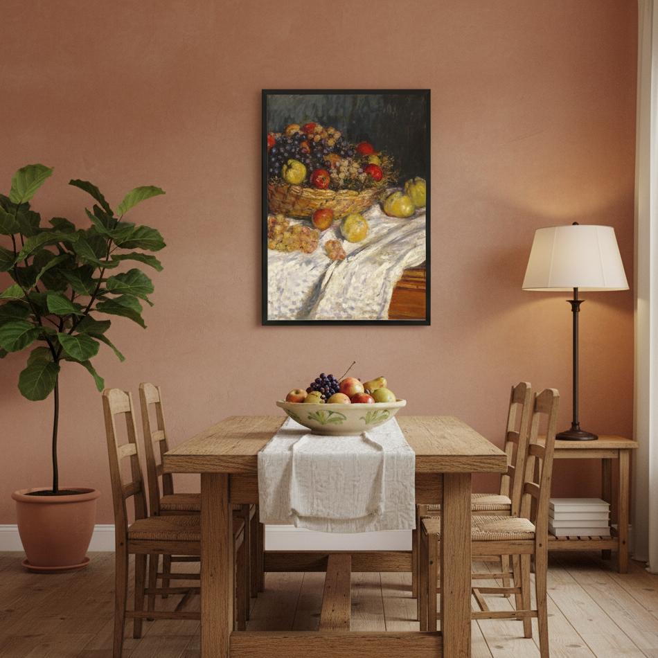 APPLES AND GRAPES - Claude Monet