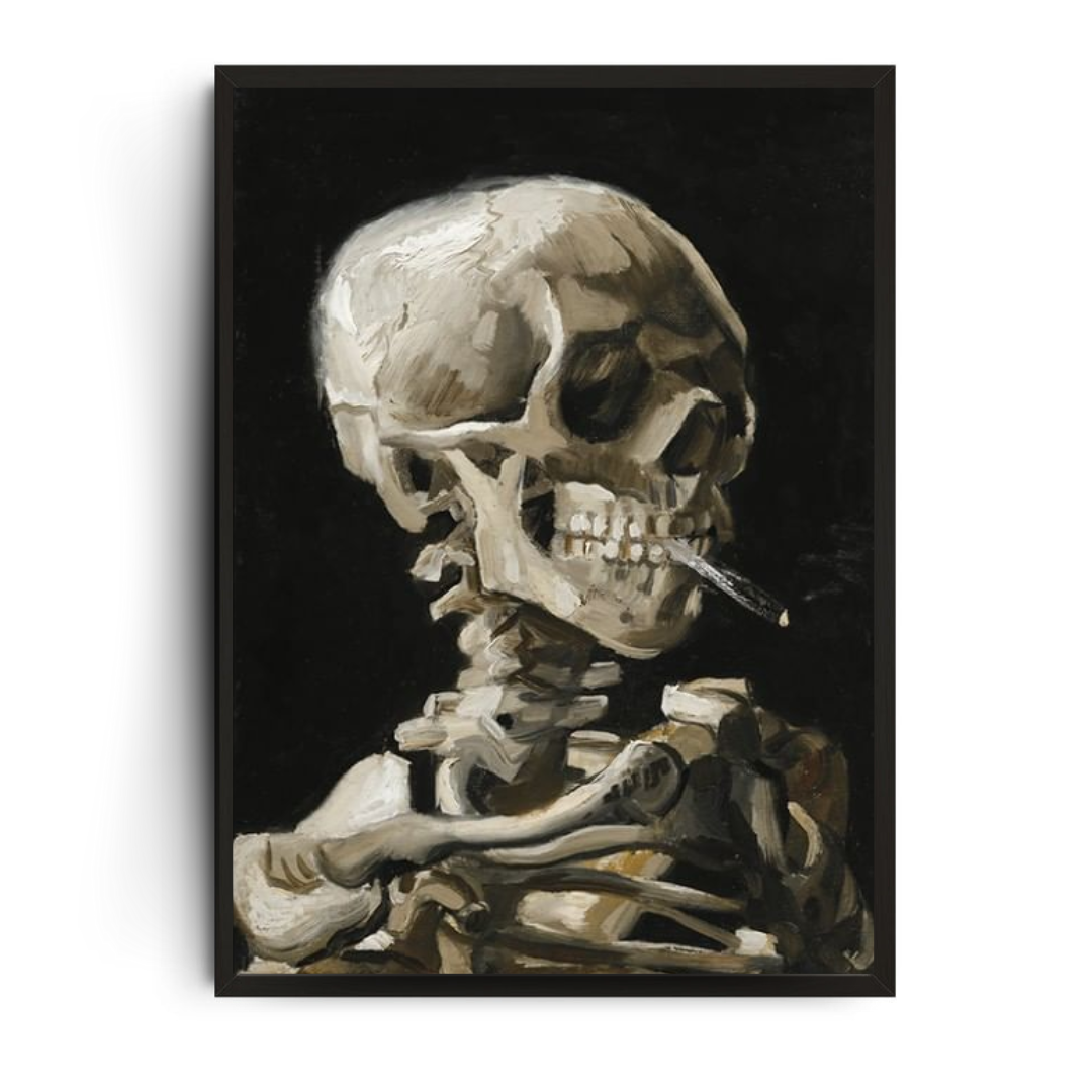 HEAD OF A SKELETON - Vincent Van Gogh