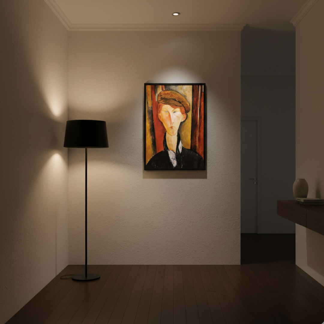 YOUNG MAN WITH A CAP - Amedeo Modogliani