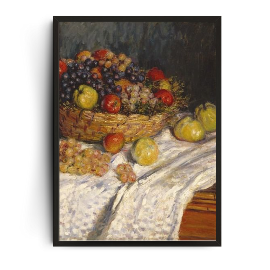 APPLES AND GRAPES - Claude Monet